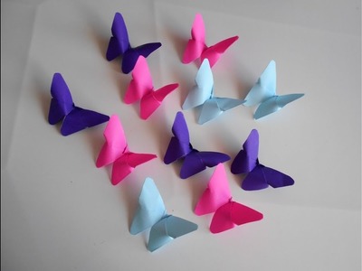 Mariposas de papel. Origami, facil y rapido