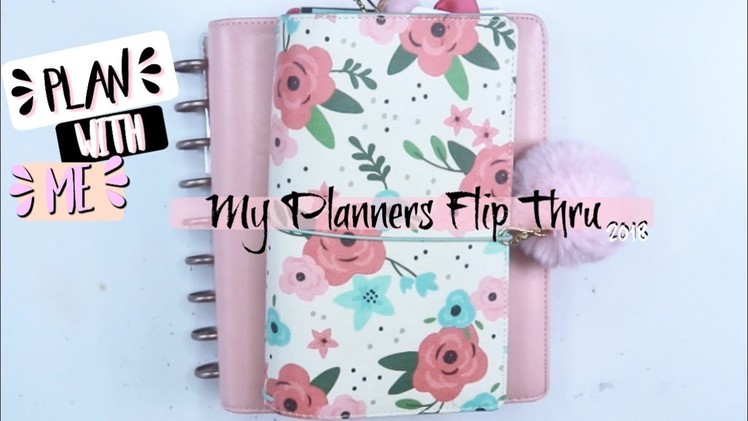 My Planner Flip Thru ⎜My Travelers Notebook, My A5 and Happy Planner