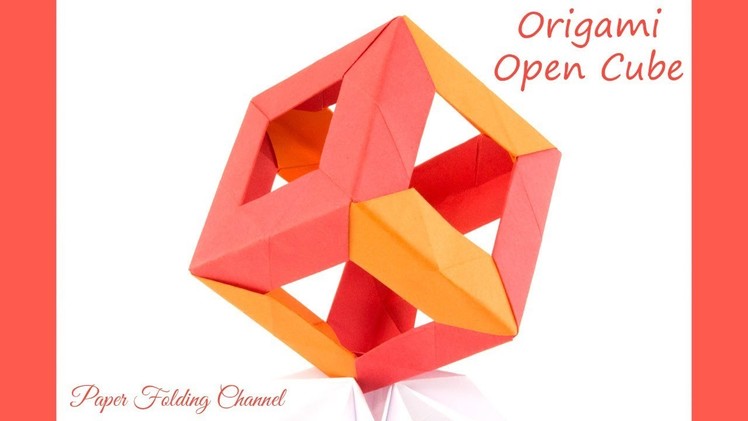 Origami Open Cube 3D
