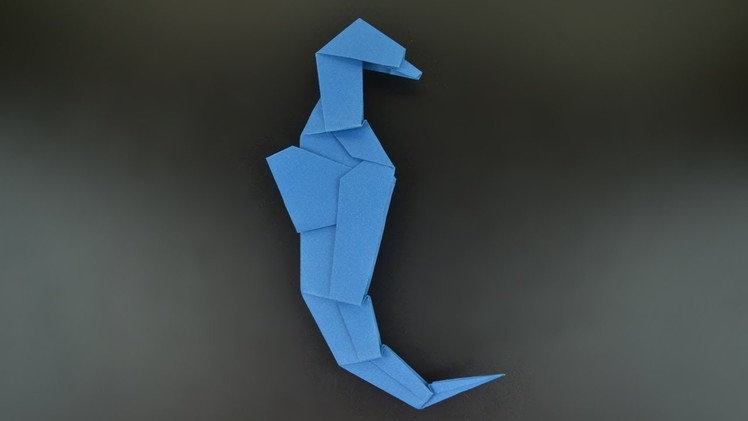 Origami: Seahorse - Instructions in English (BR) - REMAKE