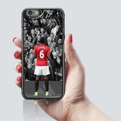 Paul Pogba Football Black PHONE CASE COVER iPHONE 7 & 8 Man U