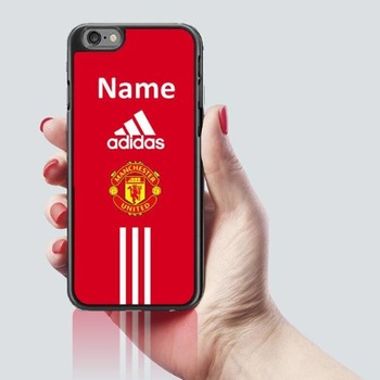 Personalised Manchester United FC Football phone case fits iphone 7 & 8