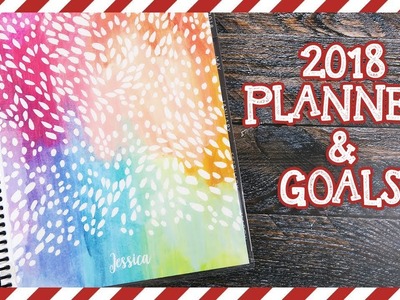 Plan With Me: 2018 Goals. Erin Condren Life Planner