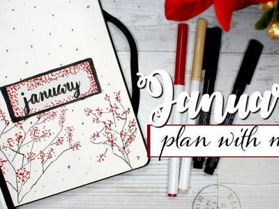 PLAN WITH ME || JANUARY 2018 BULLET JOURNAL
