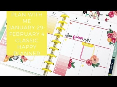 Plan with Me- January 29-February 4-Classic Happy Planner