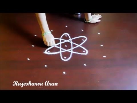 Simple kolam designs with 5x3 dots || easy rangoli designs || chukkala muggulu with dots