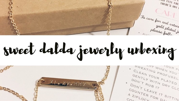 Sweet Dalda Jewelry Unboxing (Etsy Shop)