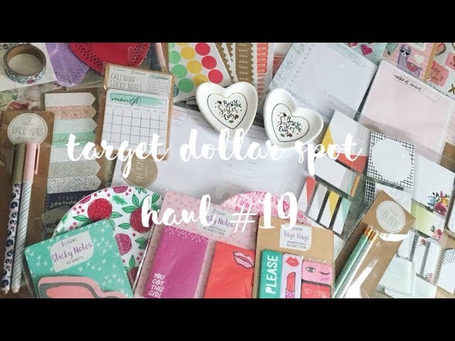 Target Dollar Spot Haul #19 | Huge Planner and Valentines Day Craft Haul!