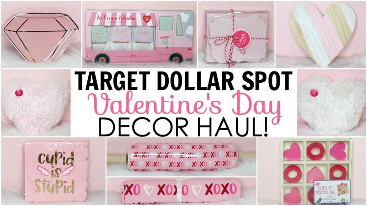Target Dollar Spot Haul ♡ Valentine's Day Decor ♡ & 1 item from TJ Maxx ♡ Pink & Girly Decor