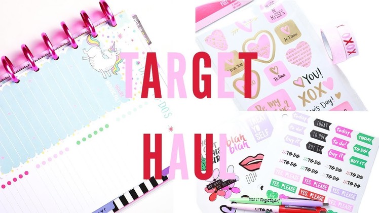 Target Planner Supply Haul + Tips on How to Use Dollar Spot Items  in Your Planner!