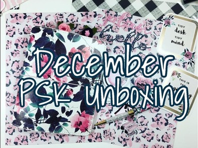 The Planner Society Kit | December 2017 Unboxing with Exclusive B6 TN!