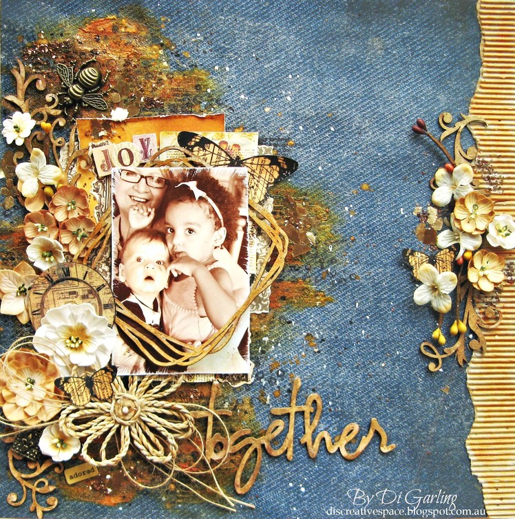 "Together" By Di Garling. A Mixed Media & Chipboard Adventure