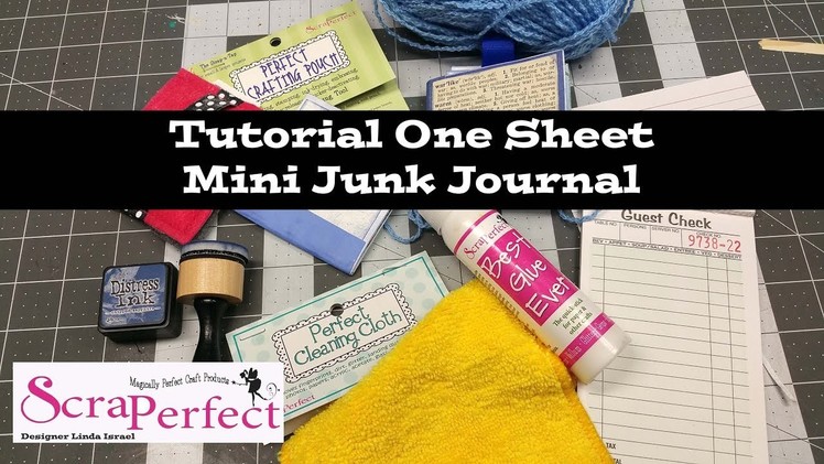 Tutorial One Sheet Mini Junk Journal