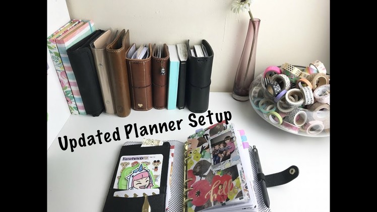 Updated Planner Setup January 2018. Pink Planner Girl