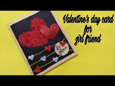 Valentines day card for girlfriend | complete tutorial