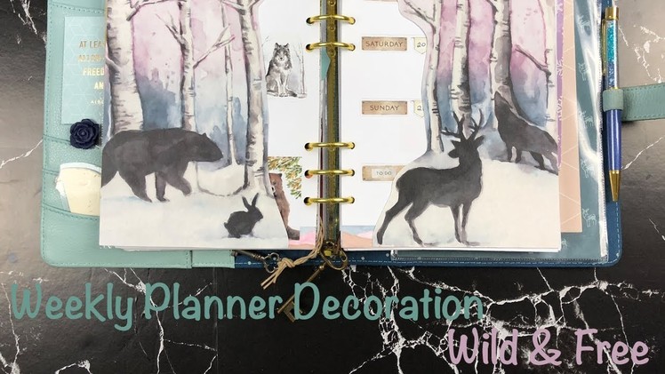 Weekly Planner Decoration - Planners Anon Wild & Free