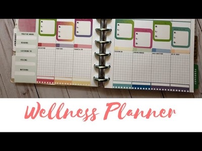Wellness Planner. January 15-21. The Happy Planner
