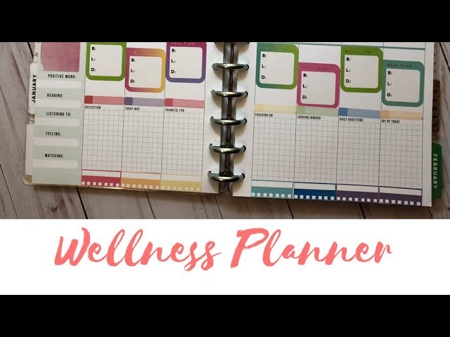 Wellness Planner. January 15-21. The Happy Planner