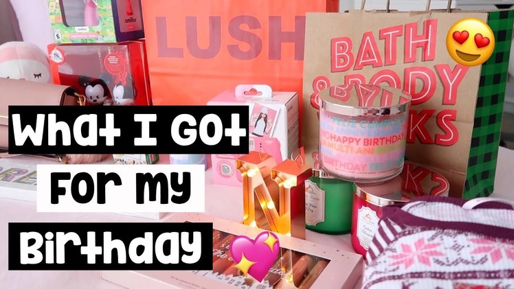 WHAT I GOT FOR MY BIRTHDAY + ROOM UPDATE!