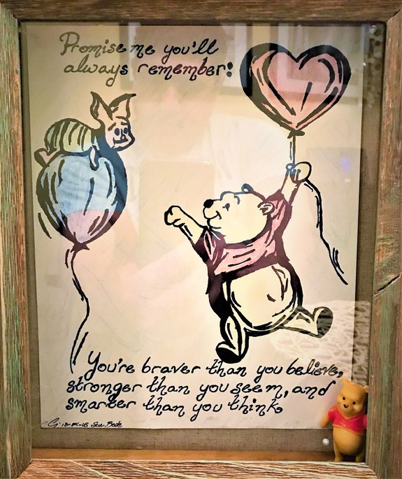 Youre braver than you believe... - Winnie the Pooh Quote - Unique, Personalized, Custom Made