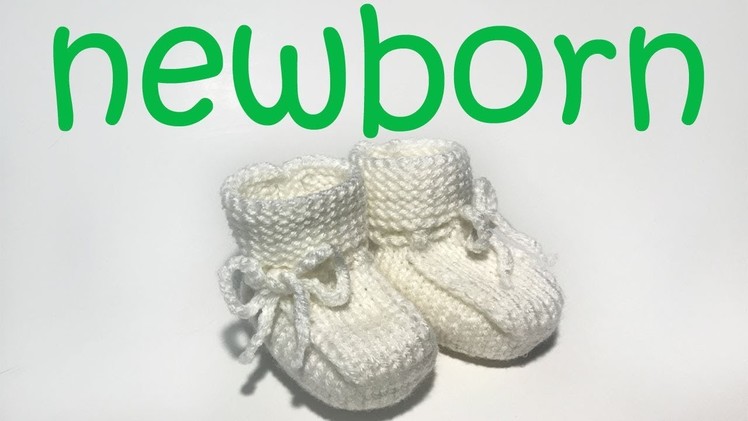 Angelic Booties for a Newborn - Step by Step