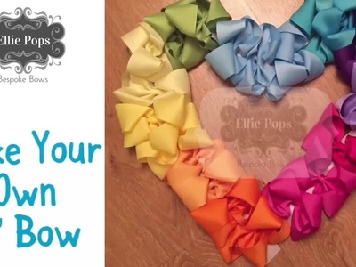 Bow Tutorial How to Make a 5” Small JoJo Style Boutique Bow