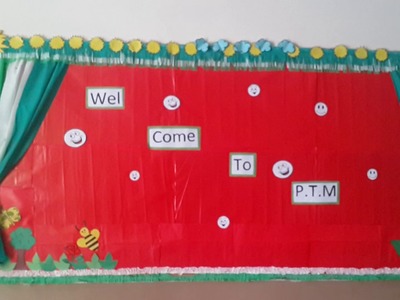 Decoration of Classroom softboard 2017.