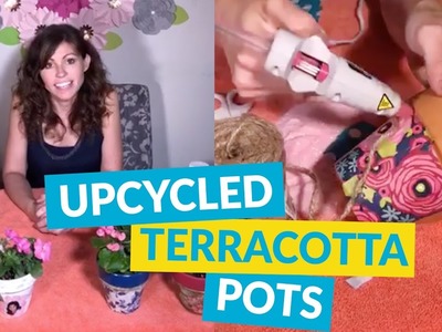 Decoupaged Terracotta Pots!