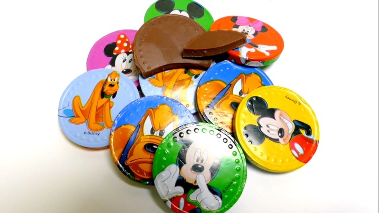 Disney Mickey Mouse and Friends Milk Chocolate Coins in a Net