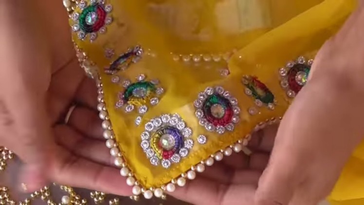Diy - How to Do Moti Chaine Work At Home By Self || Kundan Work By Self At Home