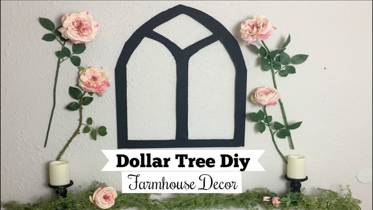 DOLLAR TREE DIY WALL DECOR | FARMHOUSE DECOR DUPE | Momma from scratch