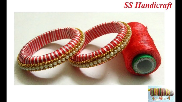 Easy and Simple Silk Thread Bangles