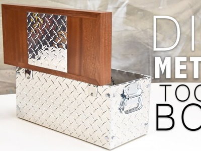Easy DIY TOOL BOX (Metal and Wood) | DIY Creators