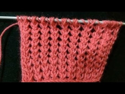 Easy Knitting Training Video | Jaali. Net Design for Cardigan | Sweater Design | Design##03