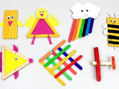 Easy Popsicle Stick Crafts for Kids To Do At Home