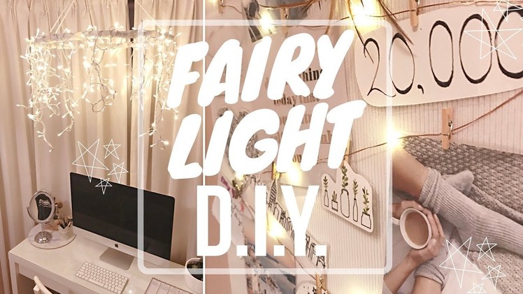 ★ Fairy Light Decor DIYs | Gorgeous Ways to Use Christmas Lights.String Lights ★