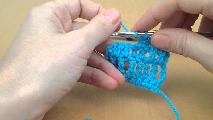 Front Post Treble and Back Post Treble Crochet Stitch