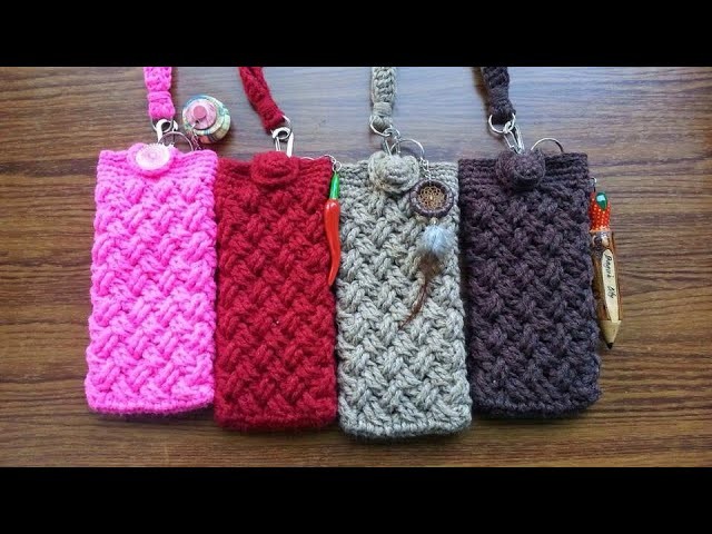 How to Crochet Wrist Strap for the Phone Pouch