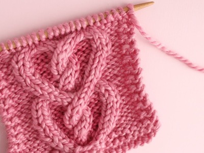 How to Knit a Cable Heart Stitch Pattern | Valentine's Day