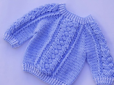 How to make a child's crochet sweater