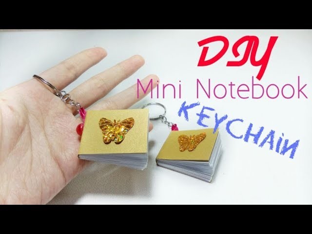 How To Make Mini Notebook Keychain