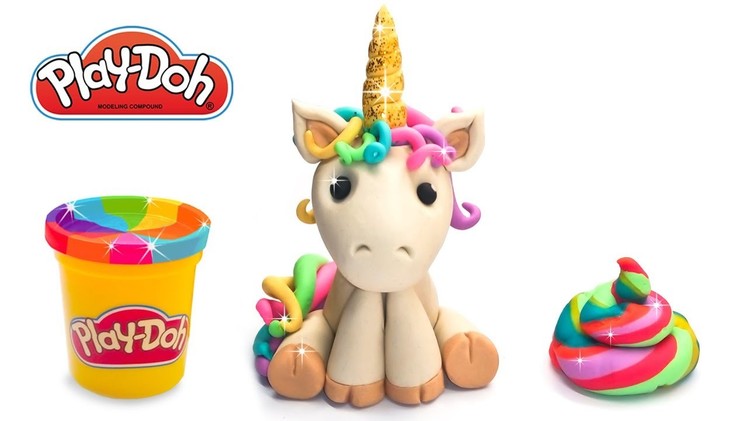 How to make Unicorn with poop out of Play Doh or Clay. DIY Tutorial for Beginners . Crafts for Kids