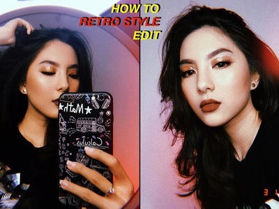 How to RETRO Style Edit for Instagram | Tutorial | 90s Filter ????