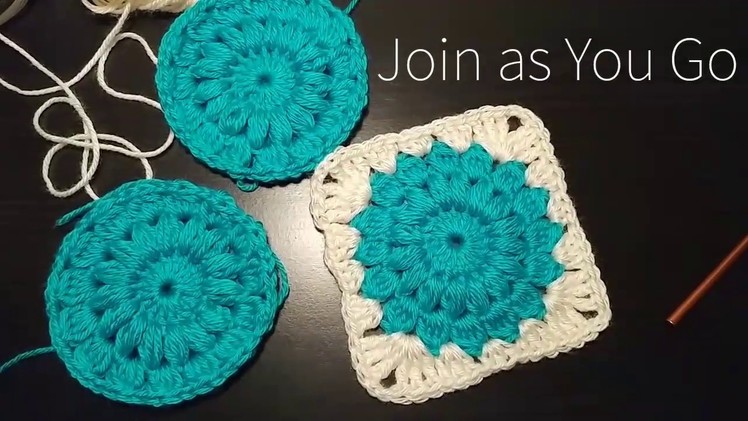 Join as you go Starburst Granny squares