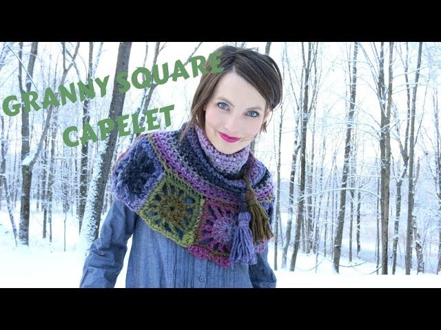 Kristy Glass Knits: Granny Square Capelet