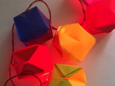 Make Pretty Origami Balloon Lights - Crafts - Guidecentral