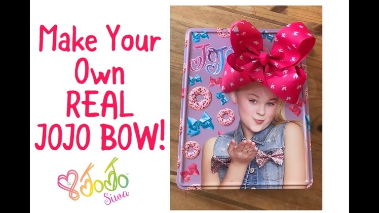 Make Your Own REAL JoJo Bow! Tutorial here. 