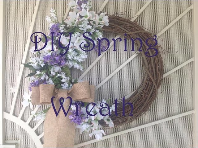 Making a Spring Wreath