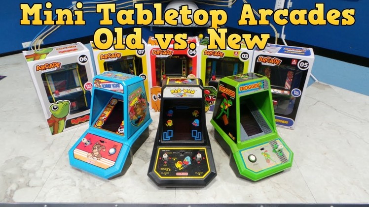 Mini Tabletop Arcades - Old vs. New