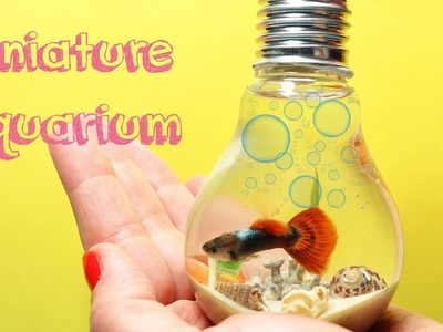 Miniature Aquarium DIY - Light Bulb Aquarium